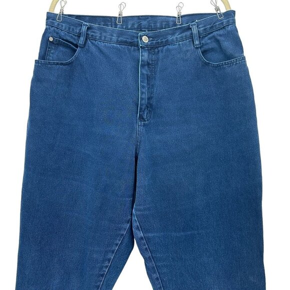 Vintage Gitano Distressed Denim Baggy Jeans Womens 36/22W Average - Picture 2 of 9